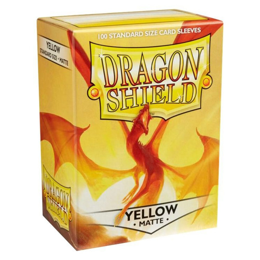 Dragon Shield Matte Sleeves — Yellow