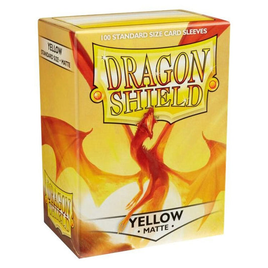 Dragon Shield Matte Sleeves — Yellow