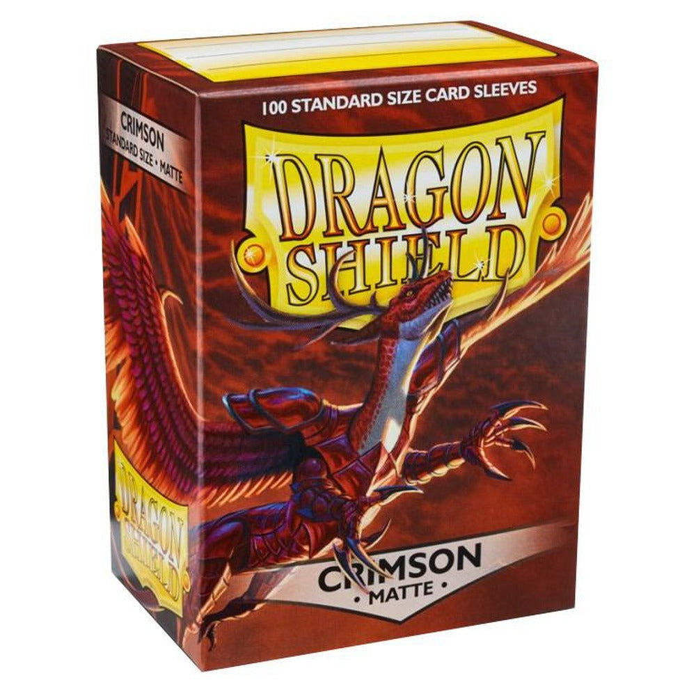Dragon Shield Matte Sleeves — Crimson