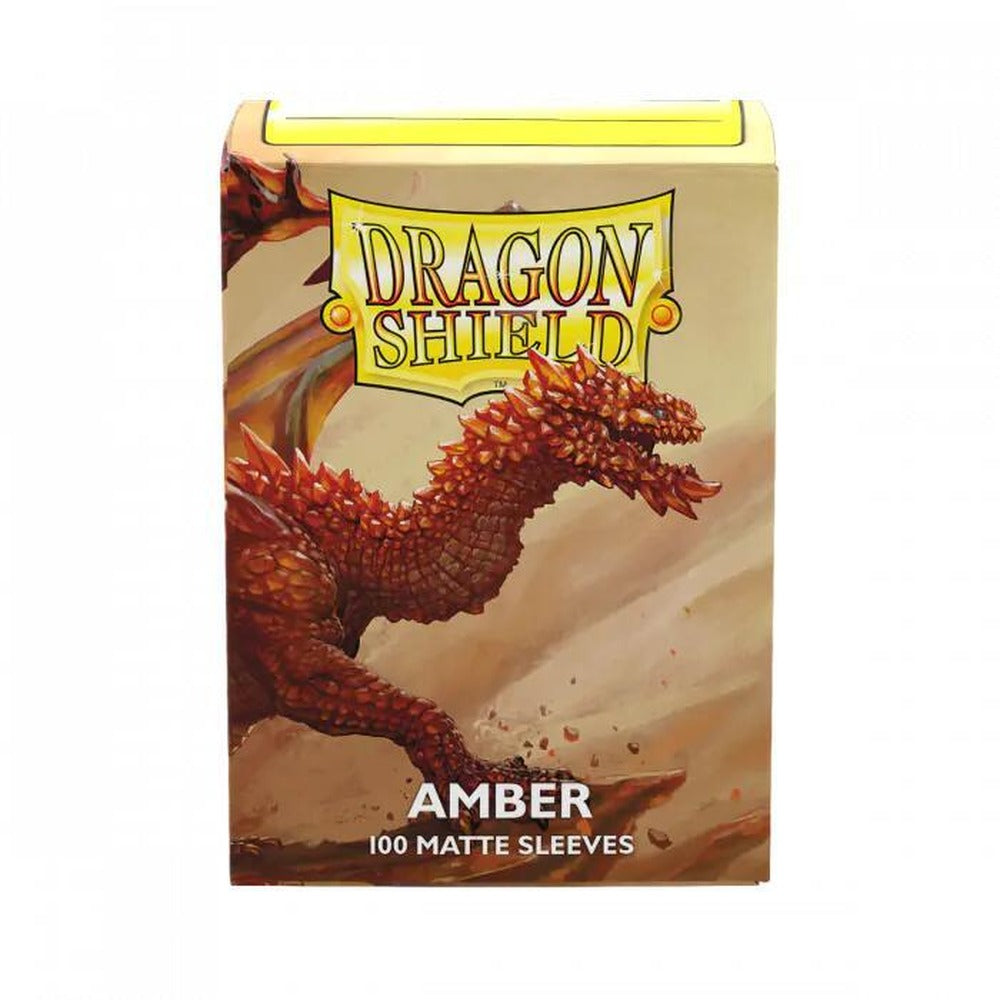 Dragon Shield Matte Sleeves — Amber