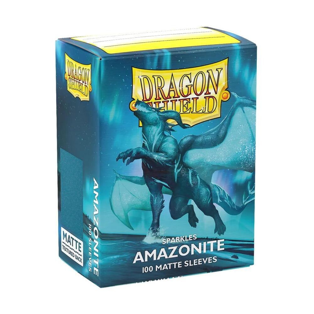 Dragon Shield Matte Sparkles Sleeves — Amazonite