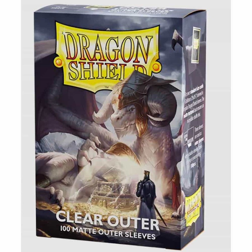 Dragon Shield Matte Outer Sleeves — Clear