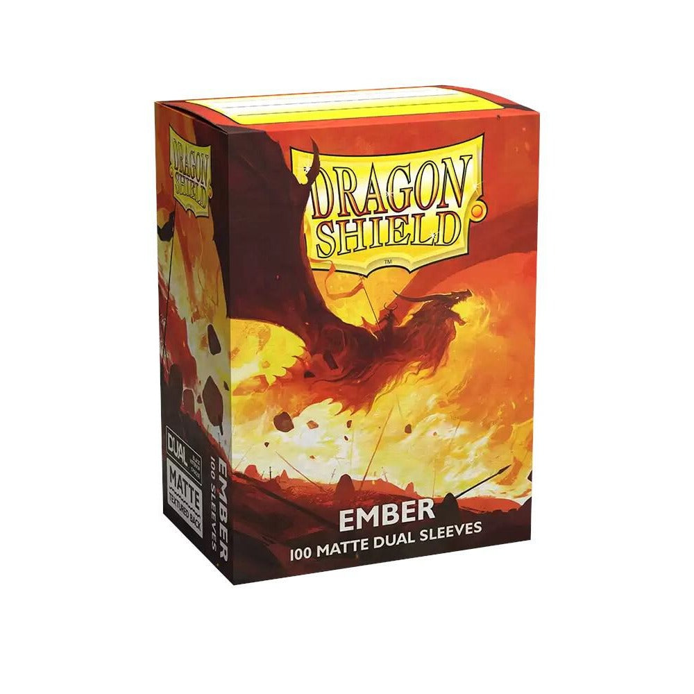 Dragon Shield Matte Dual Sleeves — Ember