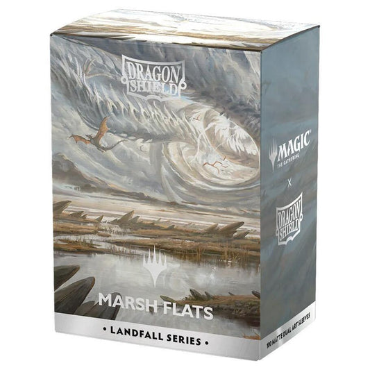 Dragon Shield Matte Dual Art Sleeves — Marsh Flats (MTG Landfall)