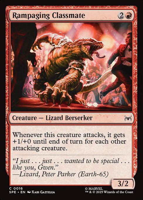 Rampaging Classmate #16 [SPE] [ENG] NM Foil