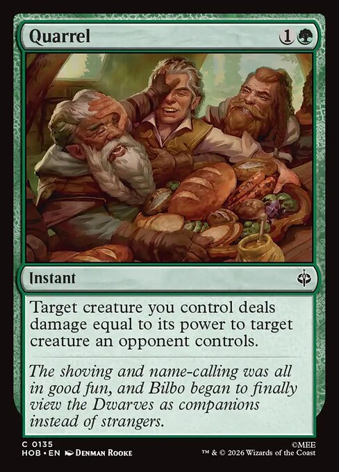 Quarrel #135 [HOB] [ENG] NM Foil