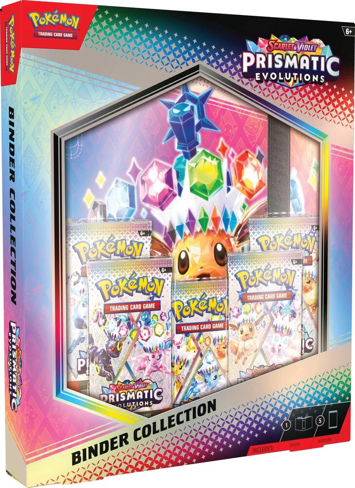 Pokémon TCG Prismatic Evolutions — Binder Collection — En Inglés