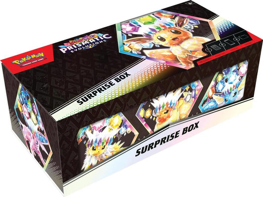 Pokémon TCG Prismatic Evolutions — Surprise Box — En Inglés
