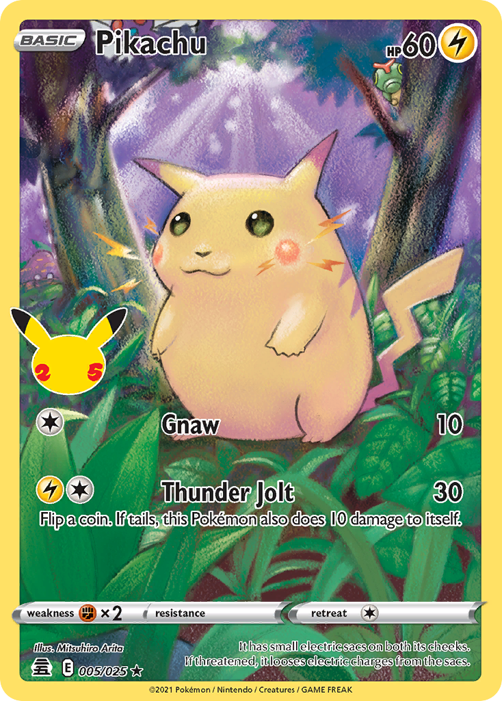 Pikachu #5 [CEL25] [ENG] NM Holo