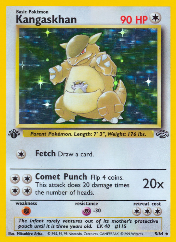 Kangaskhan #5 [BASE2] [ESP] MP Holo