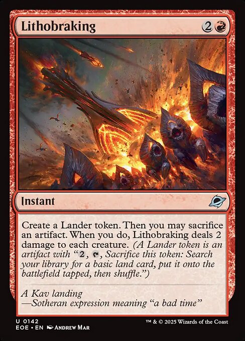 Lithobraking #142 [EOE] [ENG] NM Foil