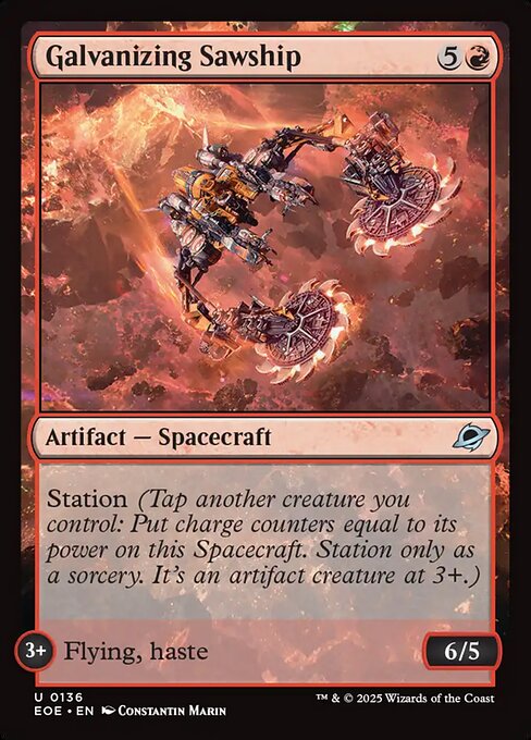 Galvanizing Sawship #136 [EOE] [ENG] NM Foil