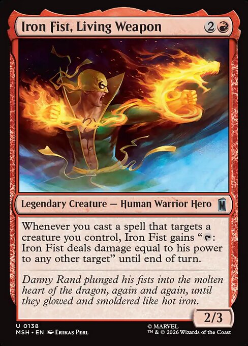 Iron Fist, Living Weapon #138 [MSH] [ENG] NM