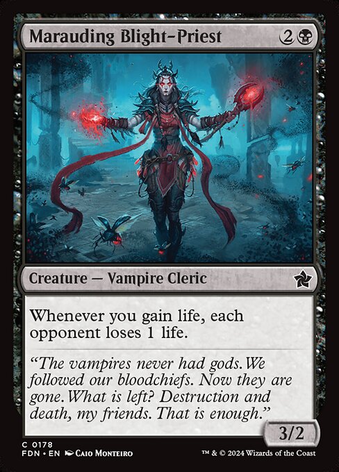 Marauding Blight-Priest #178 [FDN] [ENG] NM Foil