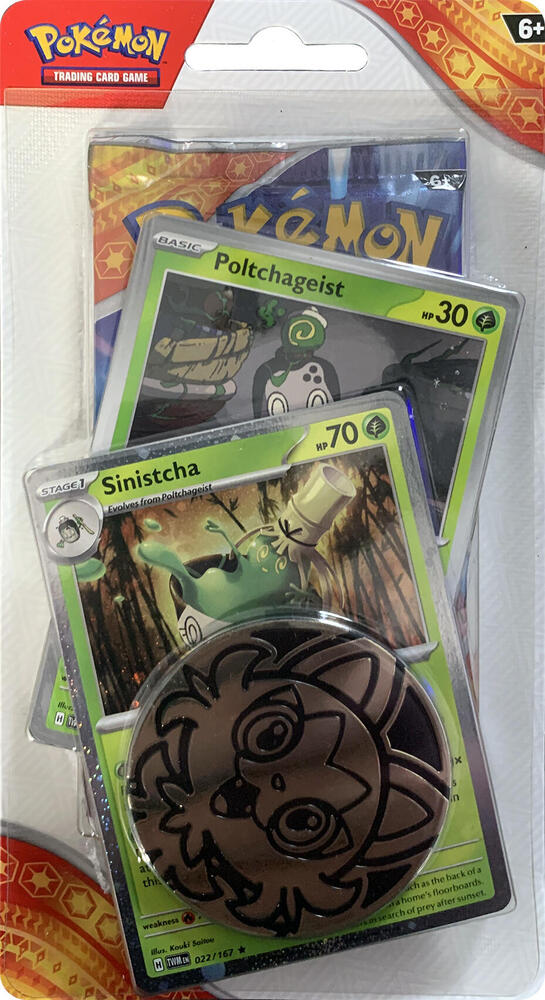 Pokémon TCG Surging Sparks — Single Pack (Checklane) Blister [Sinistcha] — En Inglés