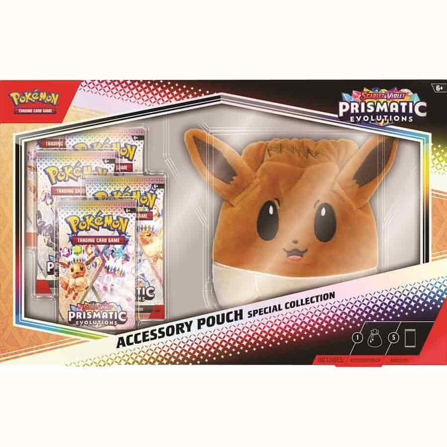 Pokémon TCG Prismatic Evolutions — Accessory Pouch Special Collection — En Inglés