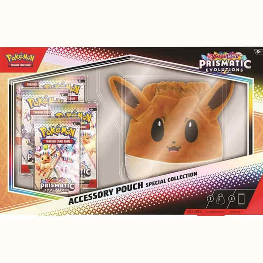 Pokémon TCG Prismatic Evolutions — Accessory Pouch Special Collection — En Inglés