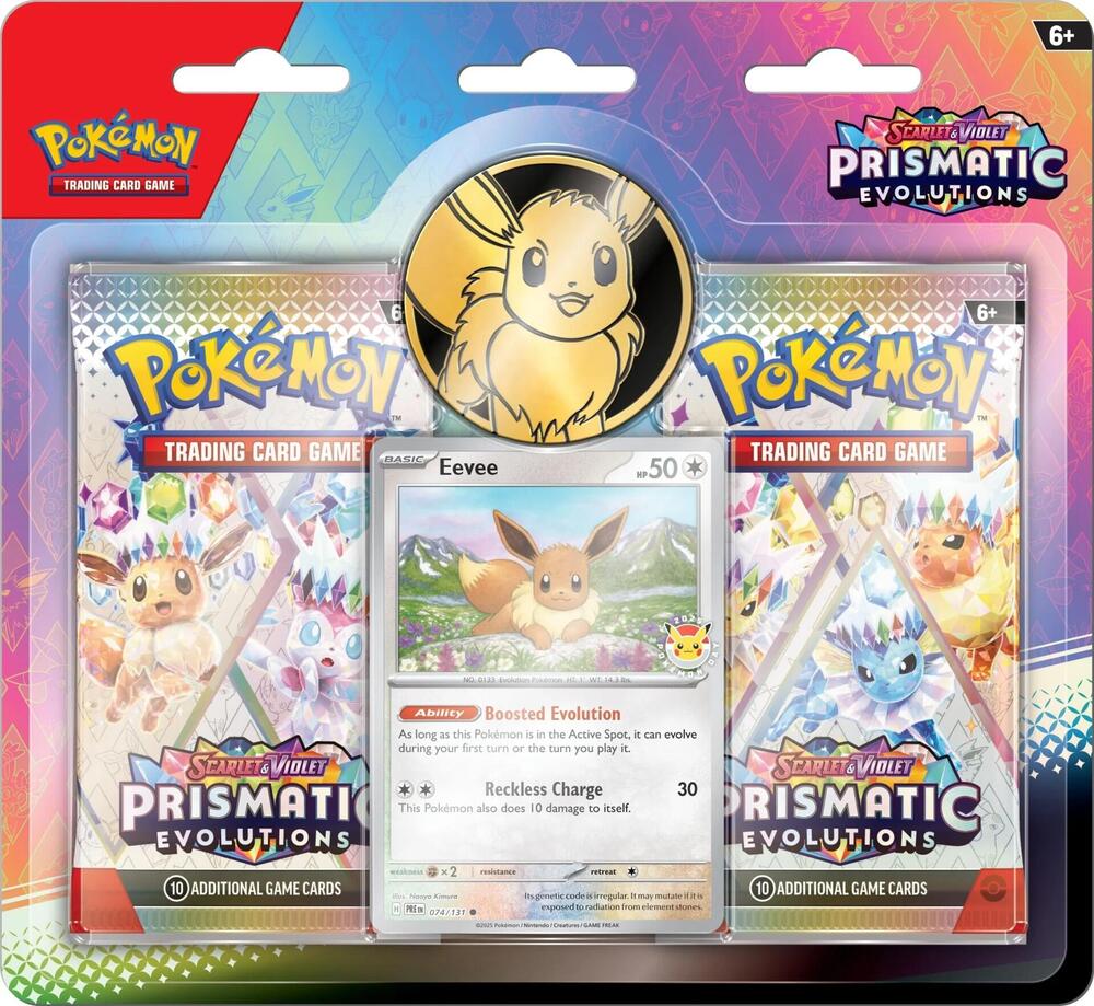 Pokémon TCG Prismatic Evolutions — 2-Pack Blister [Eevee] — En Inglés