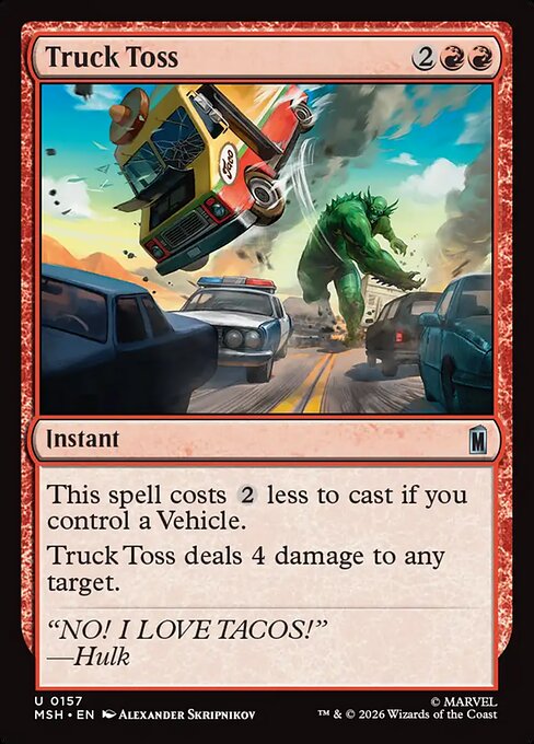Truck Toss #157 [MSH] [ENG] NM Foil
