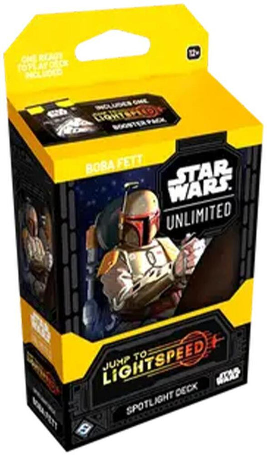 Star Wars Unlimited — Jump to Lightspeed: Spotlight Deck Boba Fett (Inglés)