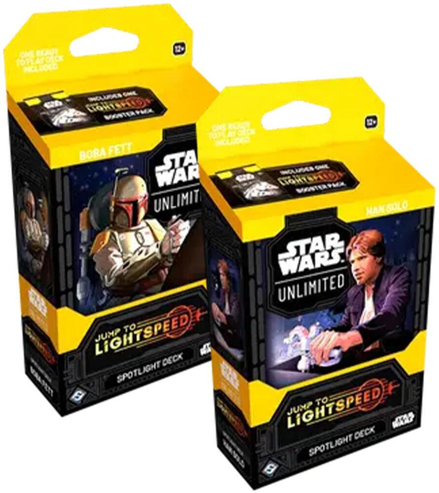 Star Wars Unlimited — Jump to Lightspeed: Spotlight Decks — Par Boba Fett & Han Solo (Inglés)