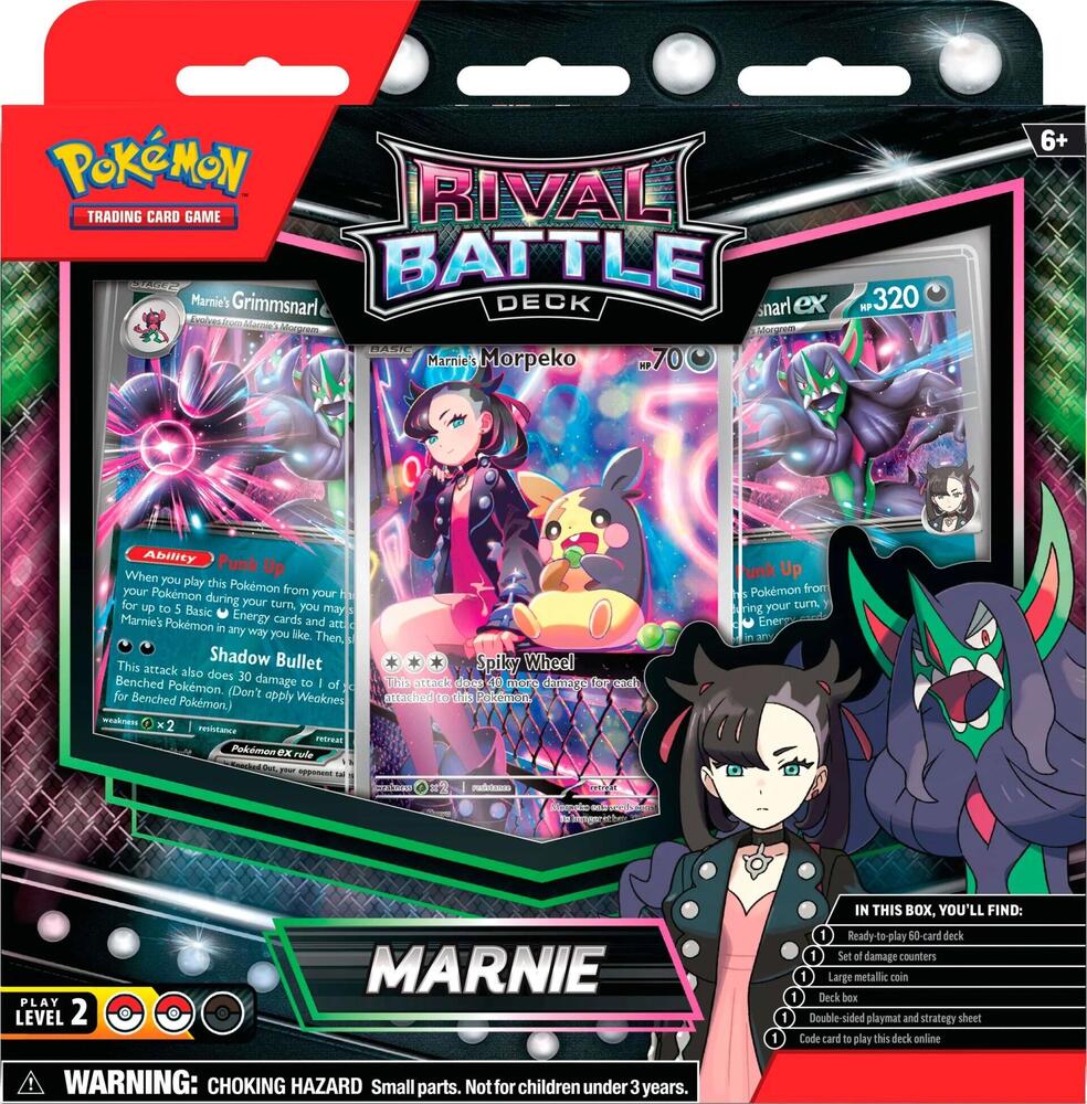 Pokémon TCG Destined Rivals — Rival Battle Deck [Marnie] — En Inglés