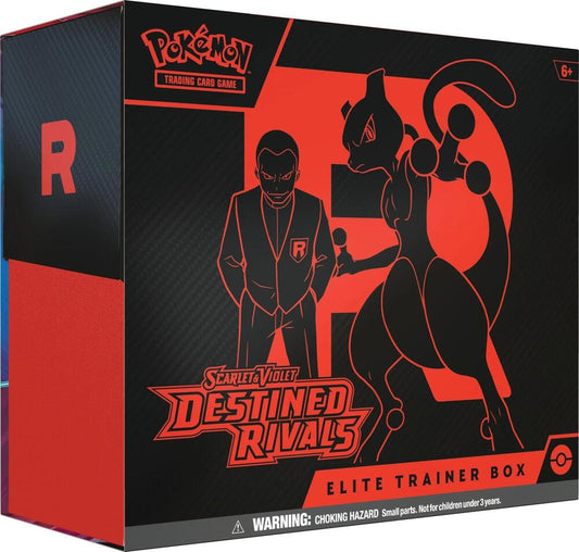 Pokémon TCG Destined Rivals — Elite Trainer Box [Team Rocket's Wobbuffet] — En Inglés