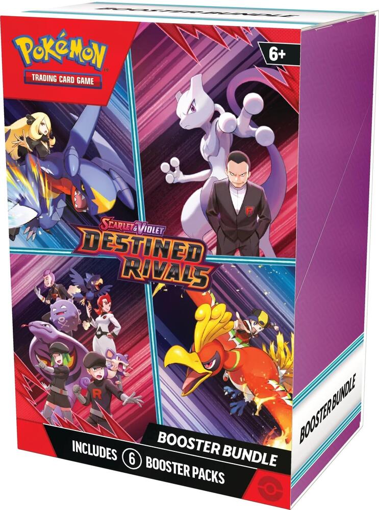Pokémon TCG Destined Rivals — Booster Bundle (6 packs) — En Español