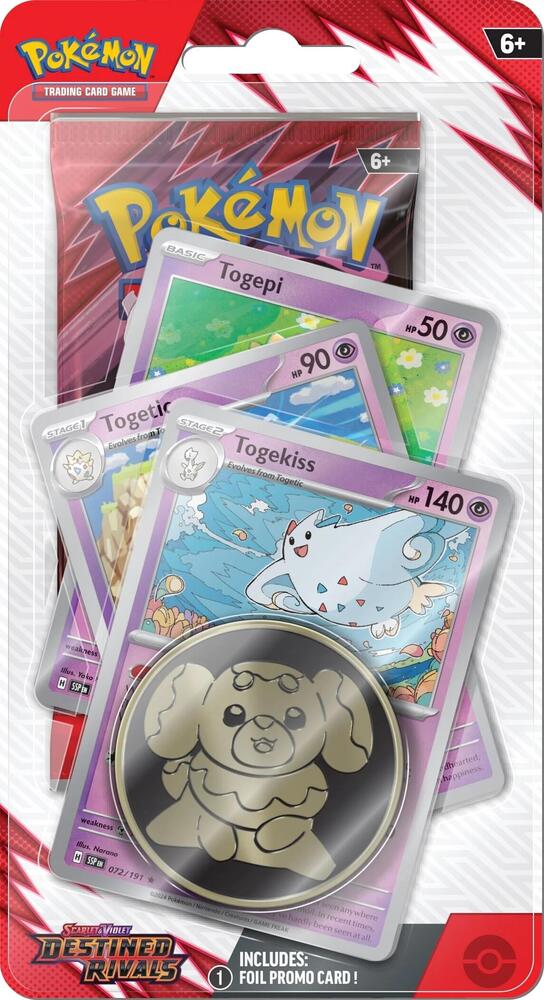 Pokémon TCG Destined Rivals — Premium Checklane Blister [Togekiss] — En Inglés