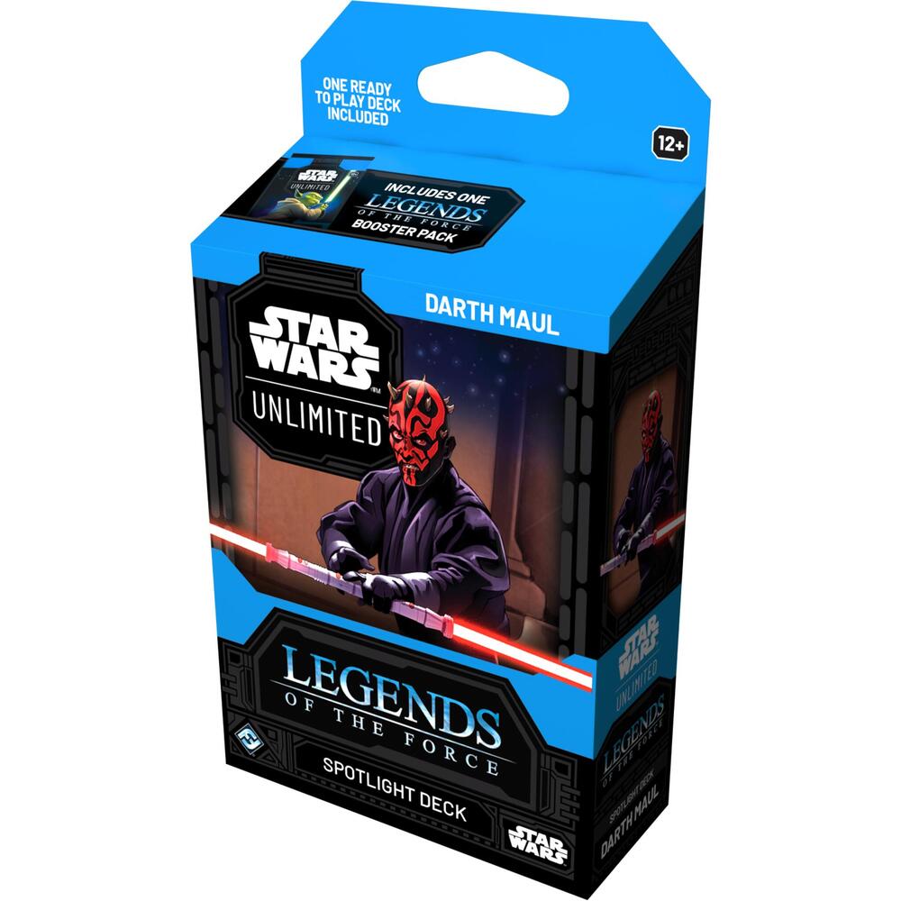 Star Wars Unlimited — Legends of the Force: Spotlight Deck Darth Maul (Inglés)