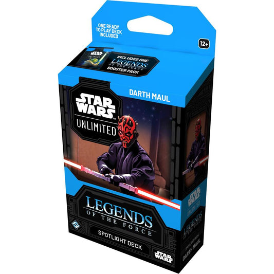 Star Wars Unlimited — Legends of the Force: Spotlight Deck Darth Maul (Inglés)