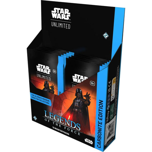 Star Wars Unlimited — Legends of the Force: Carbonite Booster Display (Inglés)