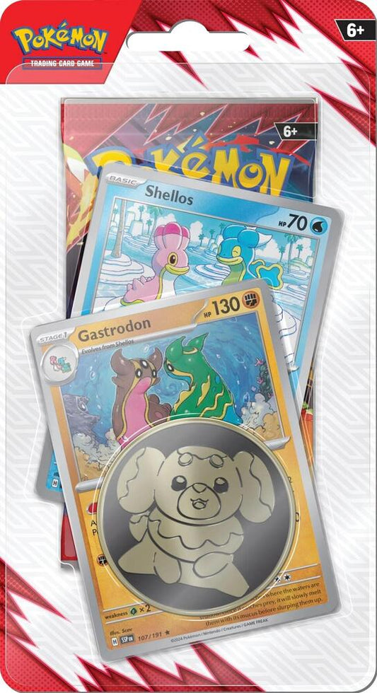 Pokémon TCG Destined Rivals — Premium Checklane Blister [Gastrodon] — En Español
