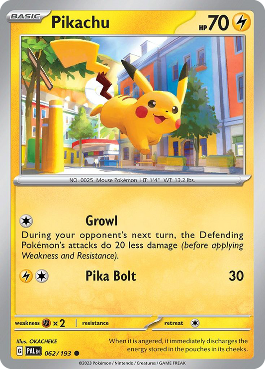 Pikachu #62 [SV2] [ENG] NM Holo (Halloween Pikachu)