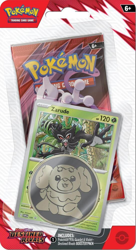 Pokémon TCG Destined Rivals — Single Pack Blister [Zarude] — En Inglés