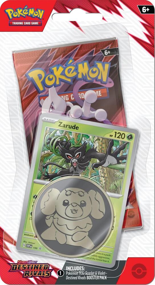 Pokémon TCG Destined Rivals — Single Pack Blister [Zarude] — En Español