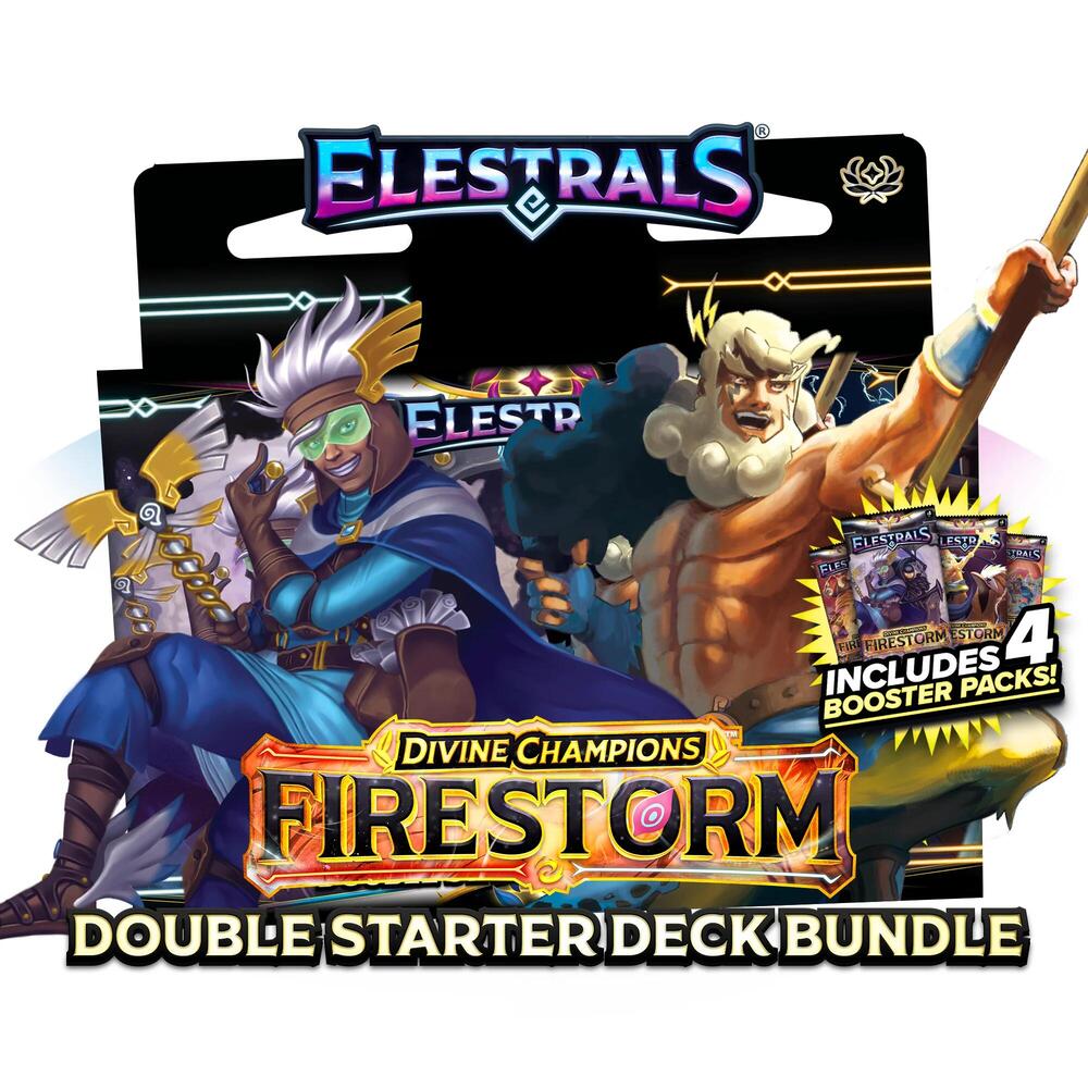 Elestrals — Elestrals: Firestorm- Double Starter Deck Bundle- Hermes vs. Zeus