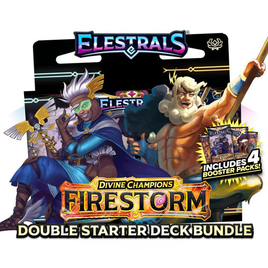Elestrals — Elestrals: Firestorm- Double Starter Deck Bundle- Hermes vs. Zeus