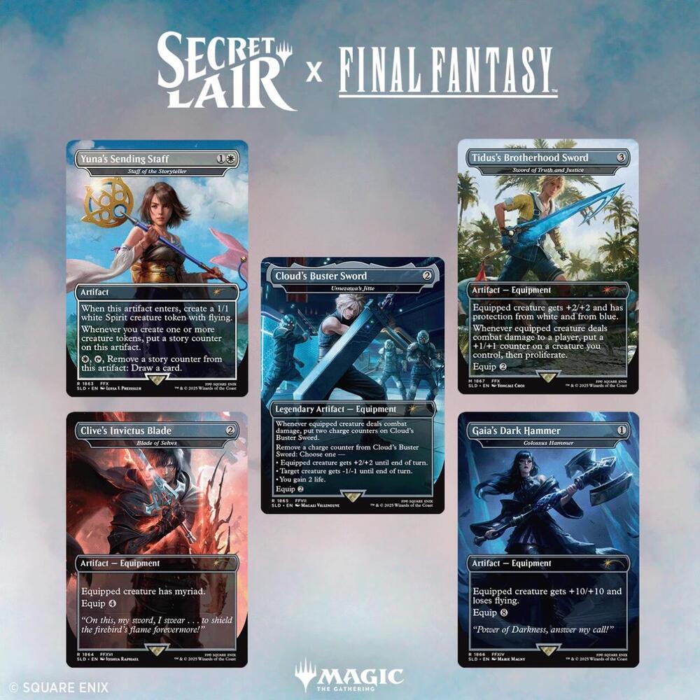 Magic Secret Lair: Final Fantasy: Weapons