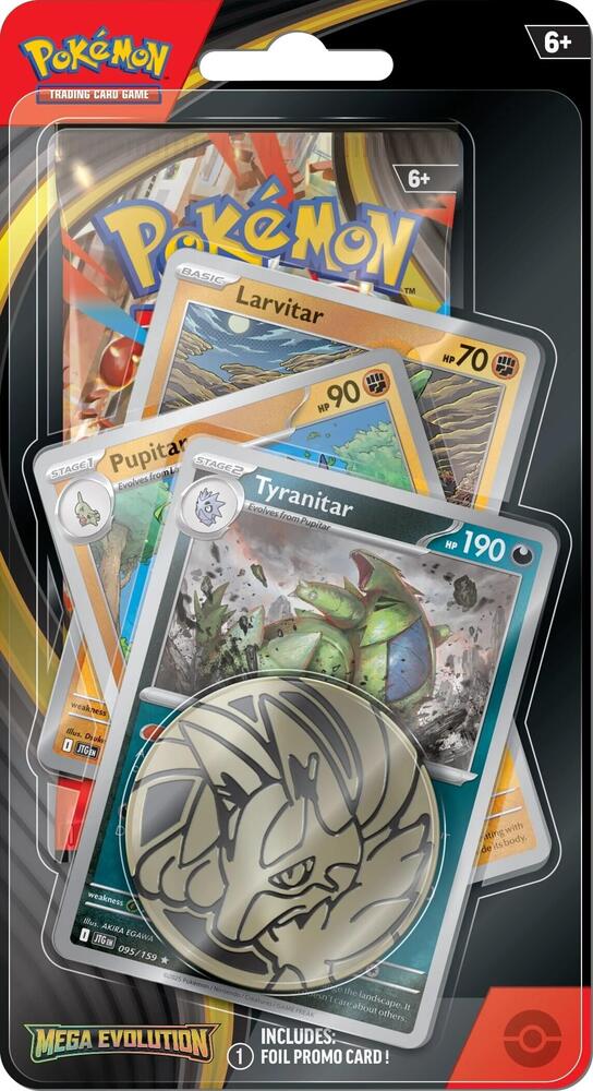 Pokémon TCG Mega Evolution — Premium Checklane Blister [Tyranitar] — En Español