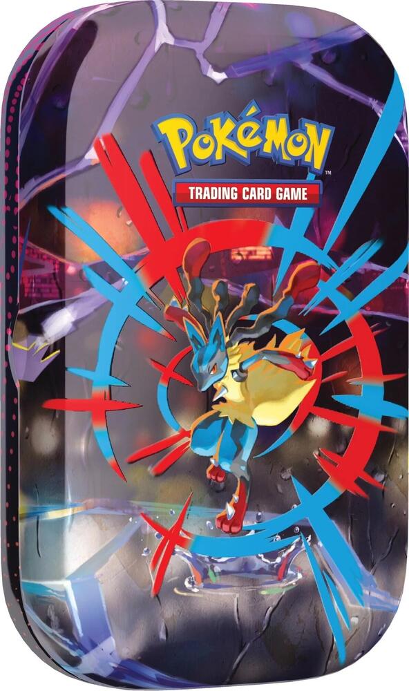 Pokémon TCG Mega Evolution — Mega Heroes Mini Tin [Mega Lucario] — En Inglés