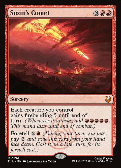 Sozin's Comet #154 [TLA] [ENG] NM Foil