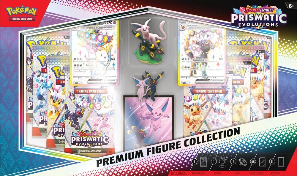 Pokémon TCG Prismatic Evolutions — Premium Figure Collection — En Español