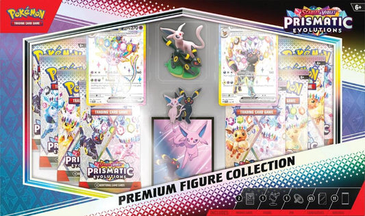 Pokémon TCG Prismatic Evolutions — Premium Figure Collection — En Inglés