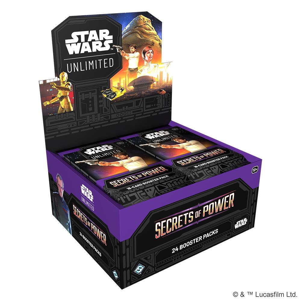 Star Wars Unlimited — Secrets of Power: Booster Display (Inglés)