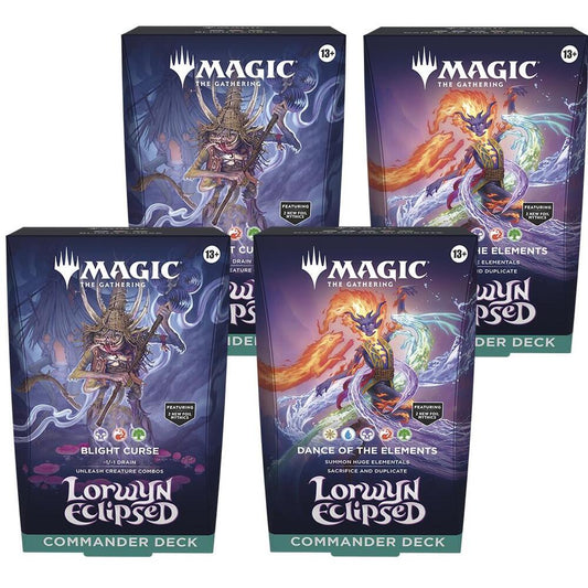 Magic: The Gathering — Lorwyn Eclipsed Commander Deck - Spanish — En Español