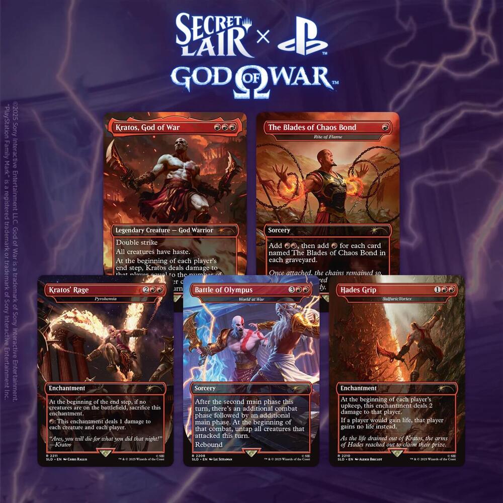 Magic Secret Lair: God of War: Greek