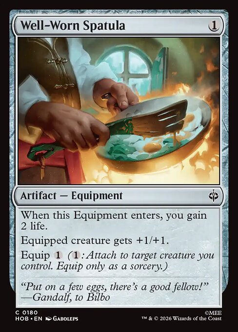 Well-Worn Spatula #180 [HOB] [ENG] NM