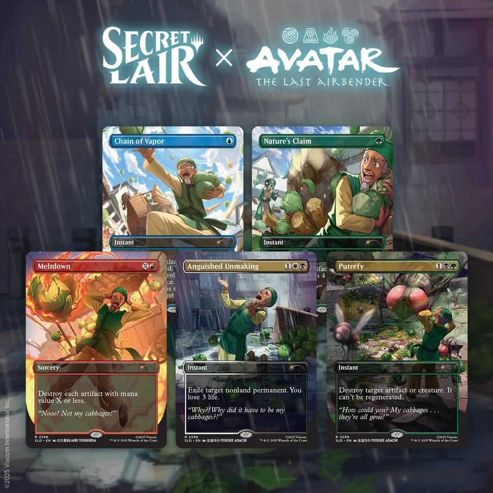 Magic Secret Lair: Avatar: The Last Airbender: My Cabbages!