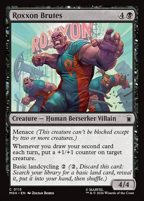 Roxxon Brutes #113 [MSH] [ENG] NM